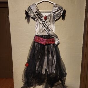 Prom Queen Corpse Kids Costume Size M